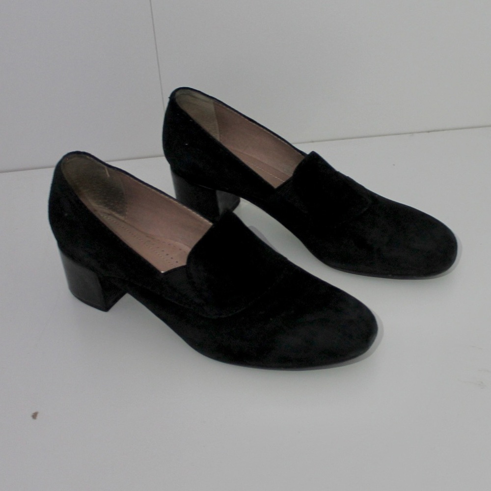 Black suede